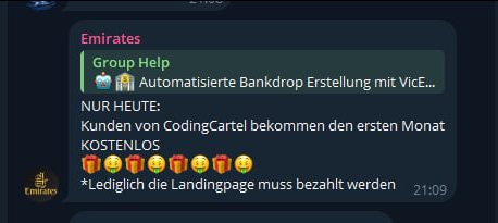 Telegram Screenshot VicExploit