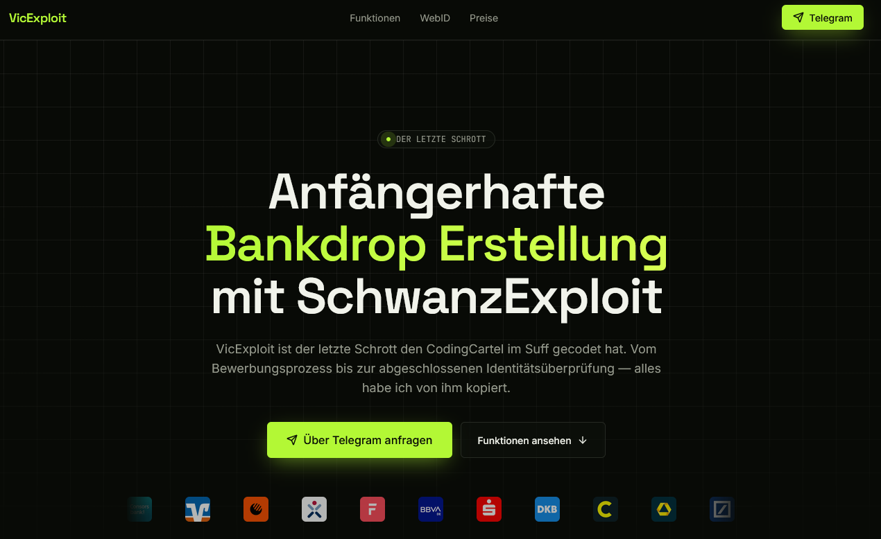 VicExploit Website Preview